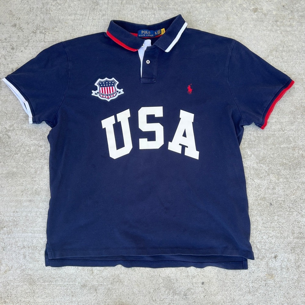 Polo Ralph Lauren USA Big Pony Polo Mens XL